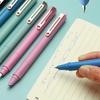 Автоматическая ручка с выдвижным механизмом, цветной корпус, пишущая ручка 0,38 мм, чернильная ручка, для студентов