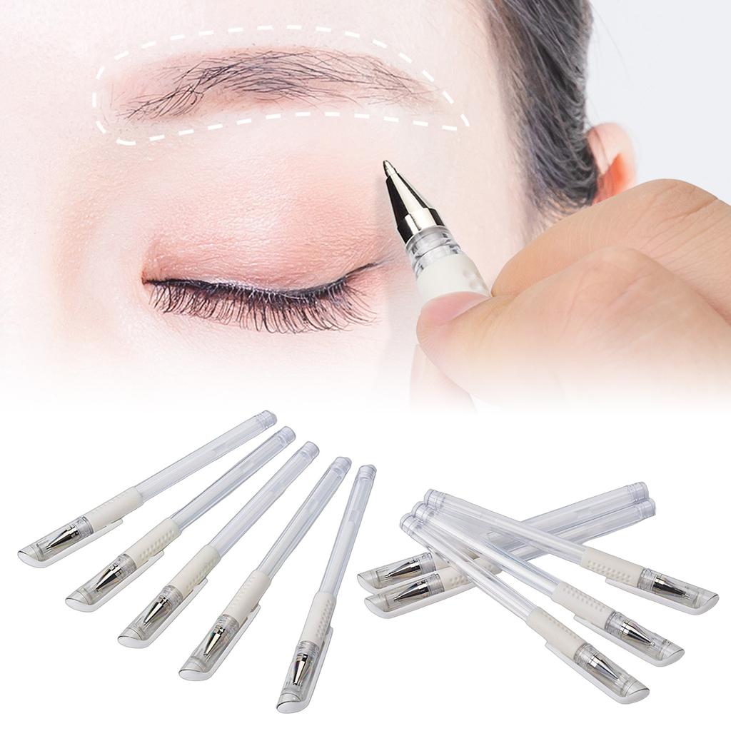 10 шт. маркер для кожи, белый маркер, ручка для позиционирования маркера для кожи, инструмент для бровей, хирургический маркер для кожи для салонов красоты