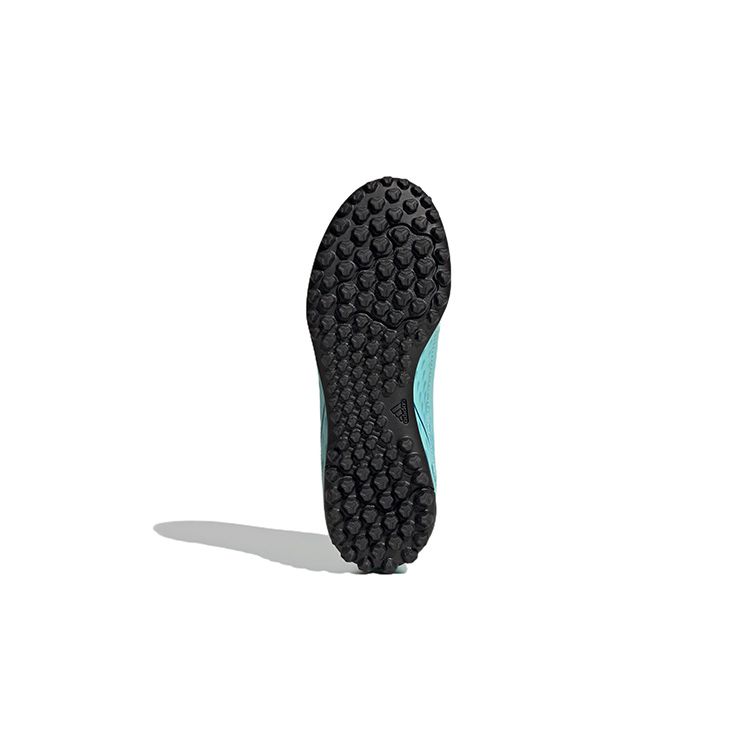 adidas X Speedportal.4 TF J Al Rihla Pack - прозрачные детские кроссовки Aqua Blue Power-Blue Solar-Yellow GW8510
