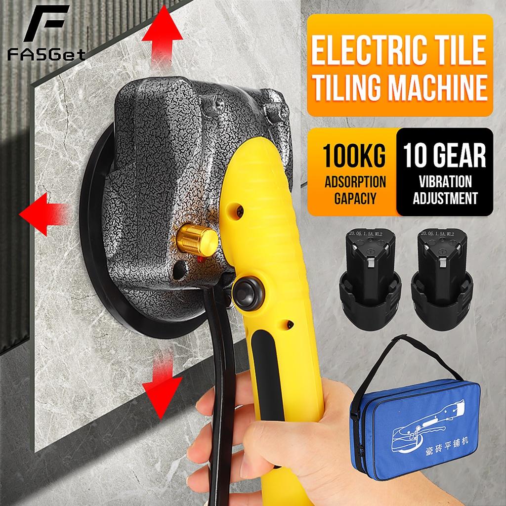 Портативная машина для укладки плитки 1000 Вт, вибратор для плитки, присоска, регулируемый автоматический инструмент для выравнивания пола, вибратор с батареей