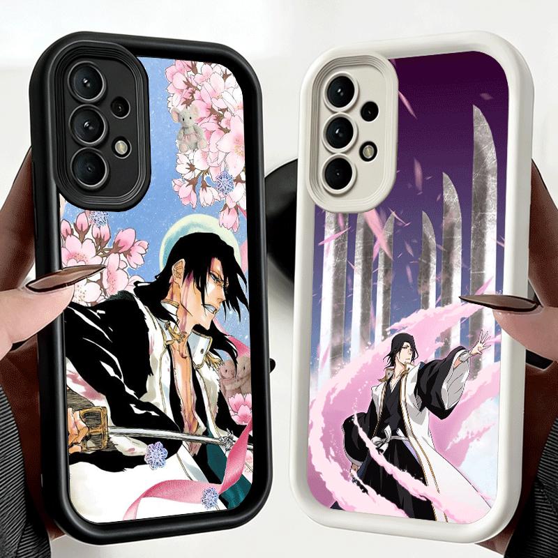 Чехол для телефона для Samsung Galaxy A17 A16 A15 A14 A13 Bleach Кучики Бьякуя A56 A36 A26 A55 A35 A25 A54 A34 A24 A53 A33 A23 A07 A06