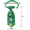 Christmas Elements Pet Puppy Dog Ties with Adjustable Collar X-mas Charms Ties for Small Pet Cats Small Dog Puppy Random Style
