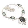Labradorite, Apatite Gemstone 925 Sterling Silver Jewelry Necklace 18" U8Y54