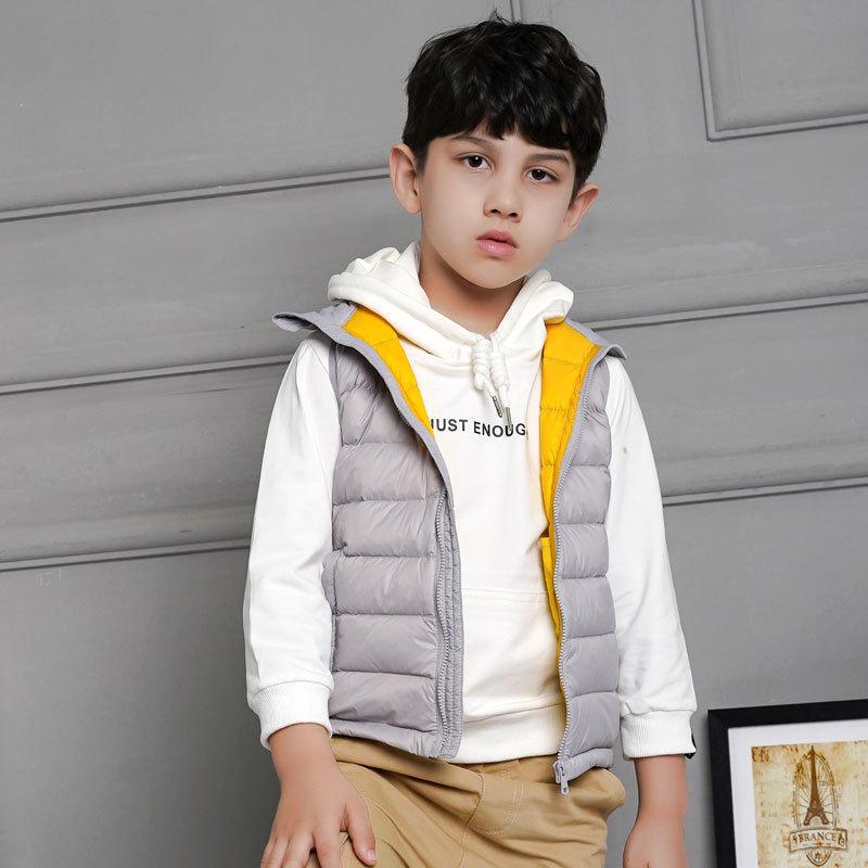 Ultra-Thin Lightweight Down Vest for Kids - 2026 Autumn/Winter Collection