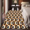 Orla Kiely Лист Цветок Коврик для Ванной Противоскользящий Впитывающий Воду Длинный Полосатый Подушка Коврик для Спальни Отель Декор Коврик