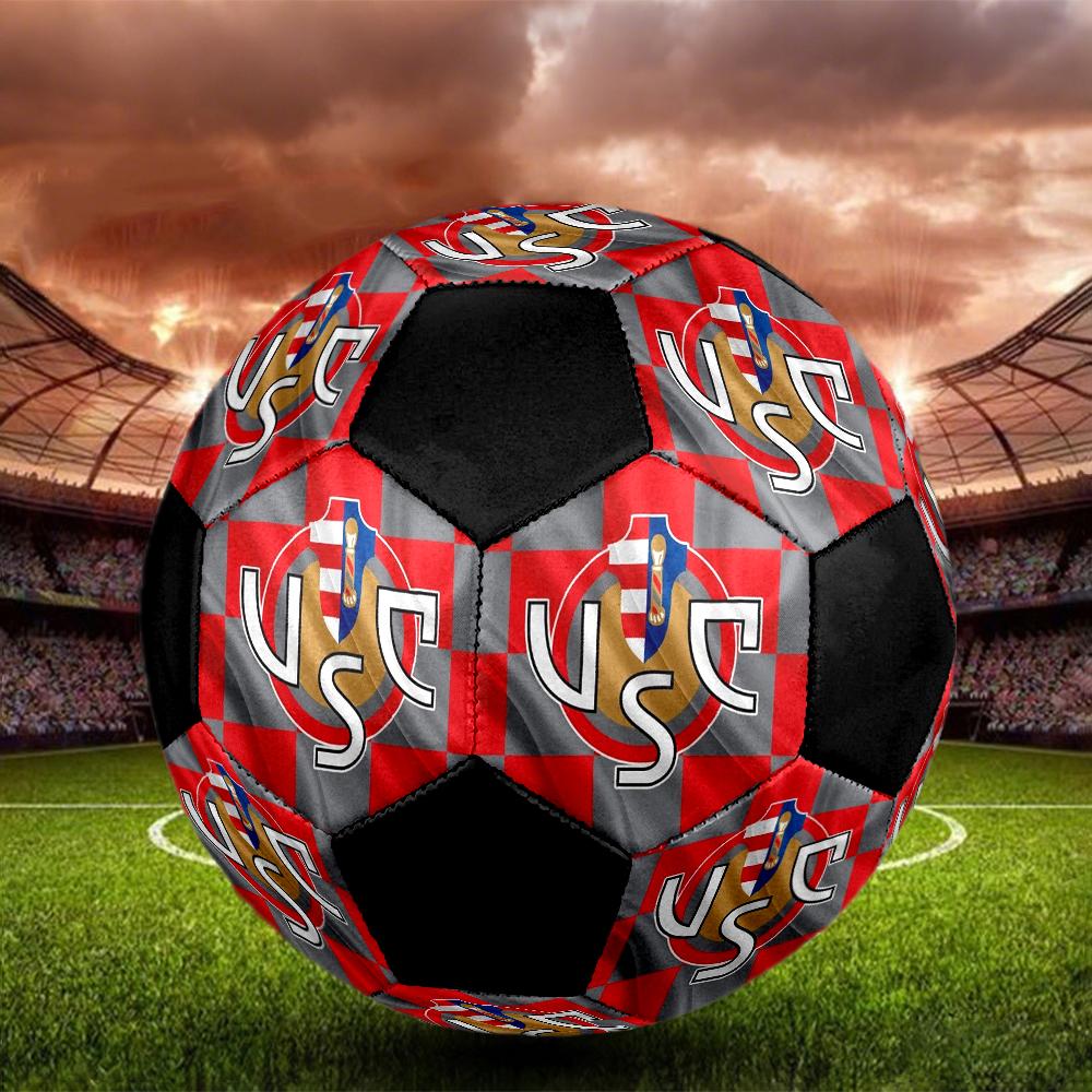US Cremonese Indoor Soccer Ball Colorful Machine Stitched PVC Size 5 Team Training Competition Ready Durable High-Bounce Cool Sports Gift