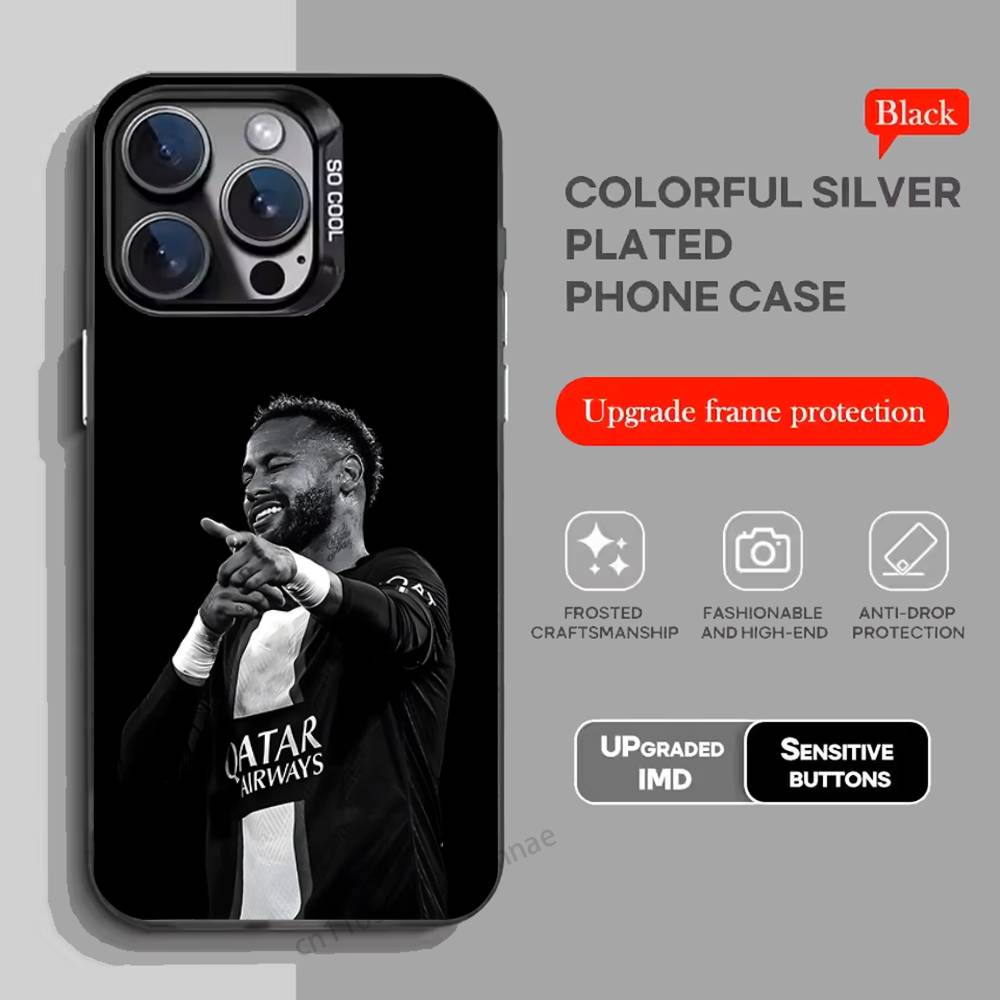 Чехол для телефона N-Neymar Football 10 для iPhone 15 16 Pro Max Air SE 11 13 Pro 14 Plus 12 11Pro 15Pro Max 16e
