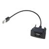 USB-штекер к USB-гнезду AUX крепление на приборную панель автомобиля удлинительный кабель для автомобиля грузовика лодки мотоцикла панели