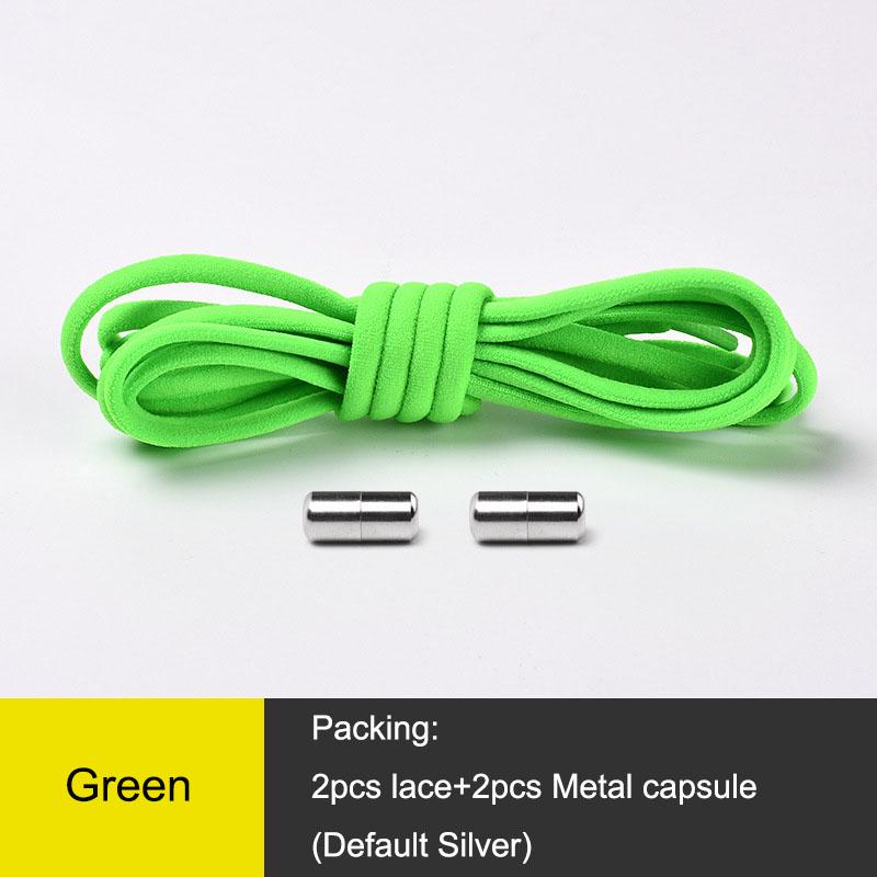 1Pair Elastic Locking Shoelaces Kids Adult Sneakers Quick Shoelace Lazy Shoe Laces Semicircle Shoe