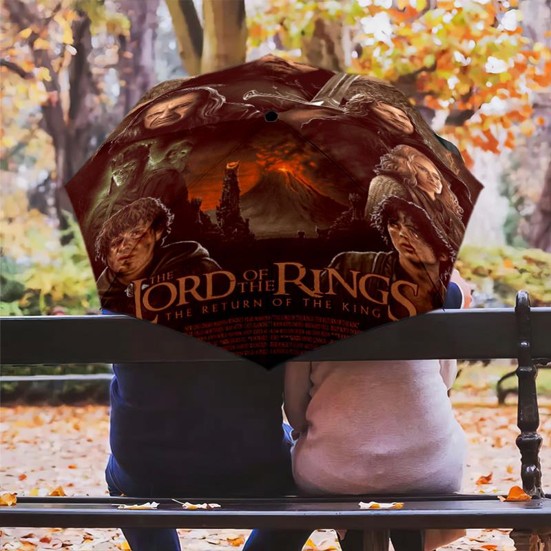 Middle-earth's Epic Journey Folding umbrella travel Suitable for all seasons Umbrella travel printing