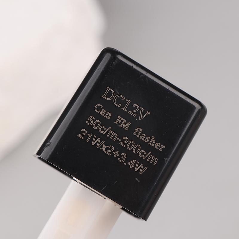 Регулируемое 2-контактное электронное светодиодное реле-мигалка с проводами для мотоциклов, скутеров, указателей поворота, реле гипер-мигания