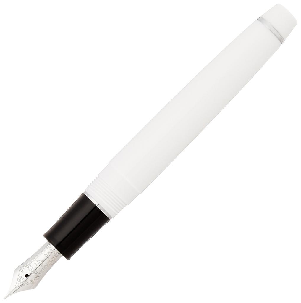 Sailor Professional Gear Slim Fountain Fine Pen, Silver, White, Nib, 11-1222-210
