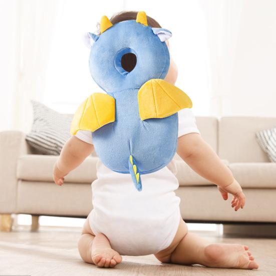 Baby Anti-fall Headrest Pillow Baby Walking Leaning Head Back Protector Cartoon Animal Shape Baby Protect Pillow Prevent Injured Safety Pad