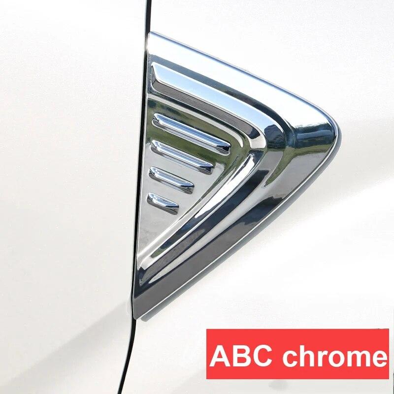 ABS Car Front Fender Engine Side Air Vent Cover Shark Gills Side Vent Sticker for Toyota C-HR CHR 2016 2017 2018