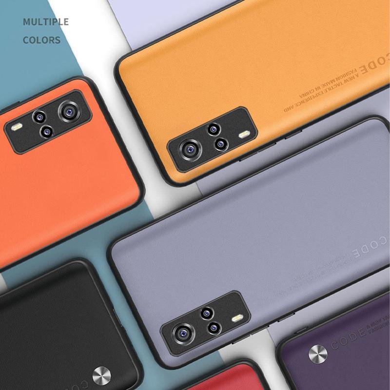 Роскошный чехол для телефона из искусственной кожи для Vivo Y31 Y51 Y53S Y72, силиконовый тонкий чехол для Vivo Y21 Y21S Y33S Y20 Y20S Y11S Y12S Coque