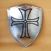 71.12 Cm Medieval Templar Shield Crusader Templar Shield Knight Shield Battle Knight Heater 18 Gauge Shield Best Gift