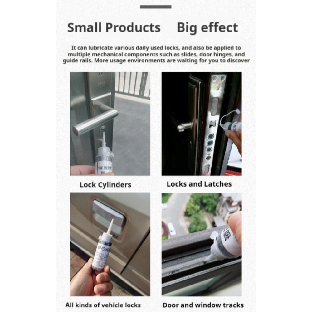 Порошок-смазка для сердцевины замка — практичный инструмент для ремонта замков. Графитовый порошок - смазка для дверных замков, может использоваться для направляющих и дверных осей