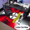 Custom Name Leverkusen Crest Rug for Living Room, Game Rooms, Office, Bedroom, Floor Mat Playful Design, fan gifts Christmas decor