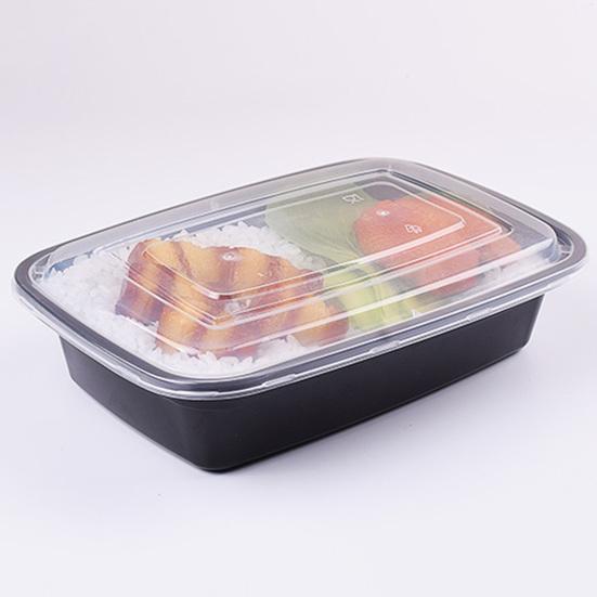 50 шт. контейнеров для приготовления еды в ланч-боксах, 32 унции, многоразовые контейнеры для еды с крышками, герметичные, не содержащие бисфенол-А, штабелируемые контейнеры для хранения еды для ресторана и дома