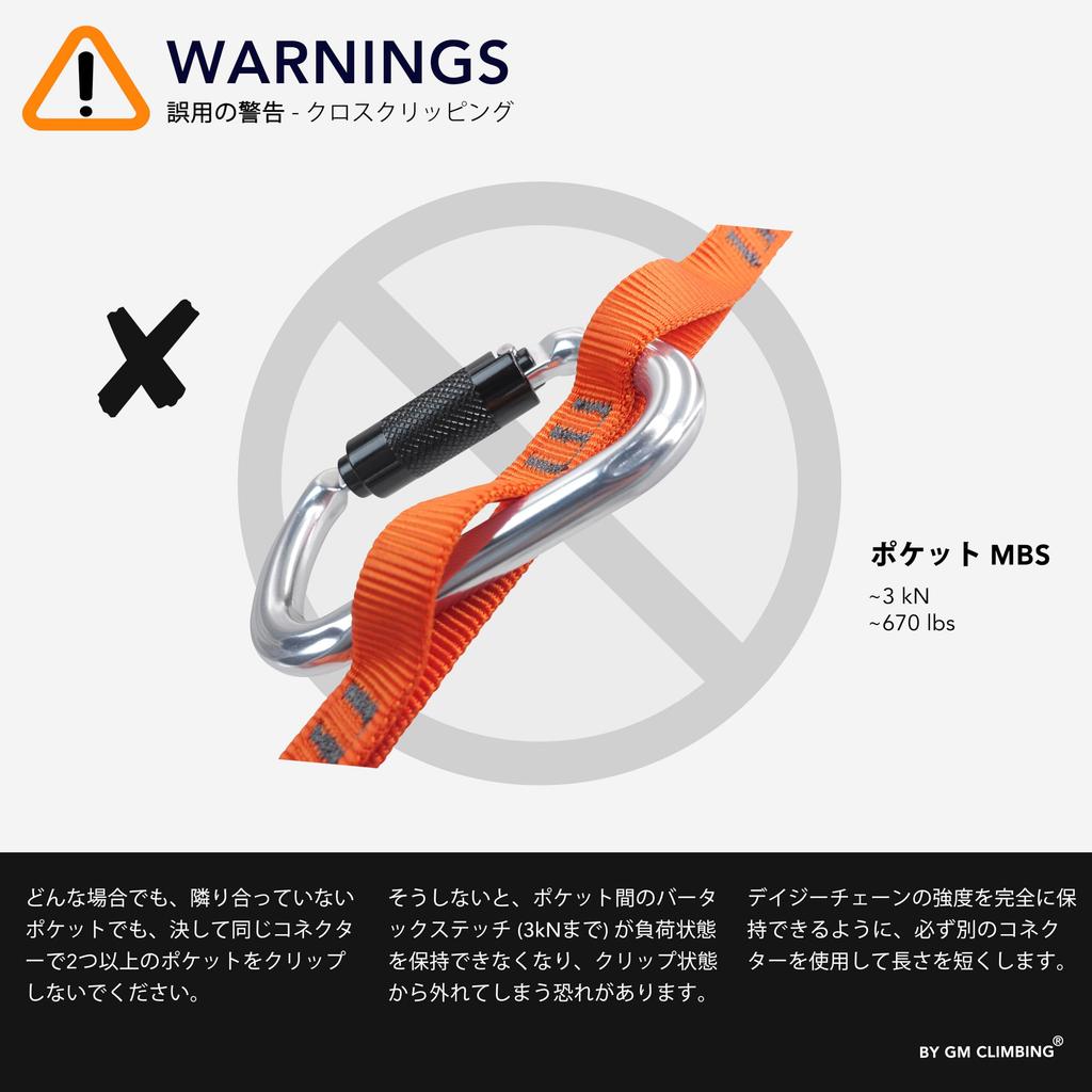 GM CLIMBING 22кН Сертифицировано CE UIAA 16мм Нейлоновая петля-дейзичейн 120см Для ИТО Лазания, Дюльфера, Воздушной Йоги, Гамака, Стропа, Ремень, Набор из 2 штук