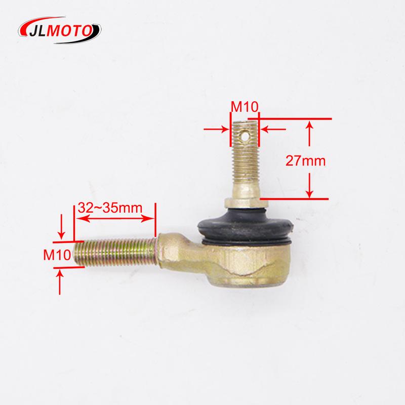 1Pair/2pcs M10-M10 210mm 220mm 230 240mm 250mm 260mm 300mm ATV Tie Rod Kits Fit Ball Joint for China Chinese ATV Quad Bike Parts