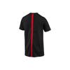 Puma Ferrari Series Logo Print American Vintage Casual Sports Breathable Moisture-Wicking Crew Neck Short Sleeve T-Shirt Men Tops Black 572805-01