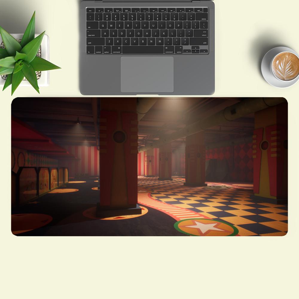 Коврик для мыши Escape The Backrooms Большой Расширенный Игровой Коврик для Мыши Нескользящая Основа Для Настольной Игры И Офиса