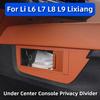 Для Li L6 L7 L8 L9 2025 2024 Lixiang Под центральной консолью Скрытое место для хранения Органайзер для салона автомобиля Разделитель