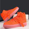 Orange Sneakers Men Designer Man High Top Shoes Comfortable Platform Shoes Men Casual Mens Skateboard Leisure Wear Resistant Non