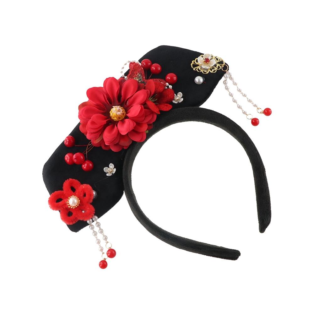 Bow Chinese Style Headwear Flower Hanfu Hair Clip Classical Ancient Style Headband  Children