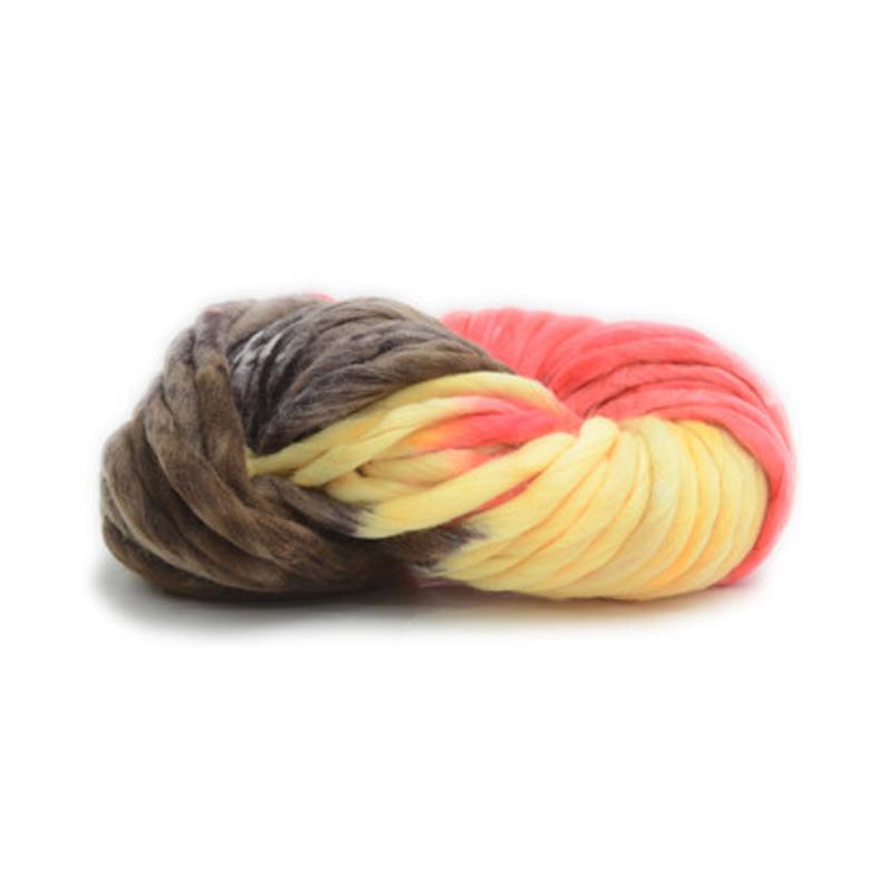Soft Velvet Thick Chunky Yarn for Hand Knitting DIY Blanket Pet Bed Carpets Throw Pillows Weaving Crochet Thick Wool Yarn