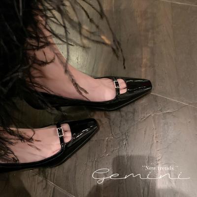 Премиальная версия из овчины~ остроносые туфли на тонком каблуке из лакированной кожи со стразами, туфли на высоком каблуке для офиса, женские туфли