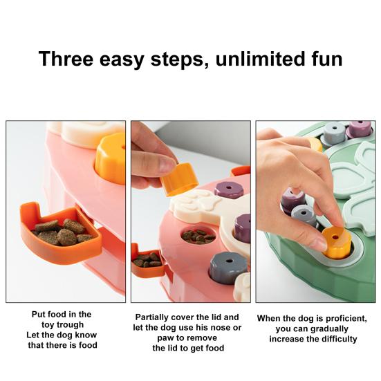 Игрушки-пазлы для собак Уникальная форма Снимает скуку Здоровая кормушка для домашних животных Протекающая игрушка-головоломка