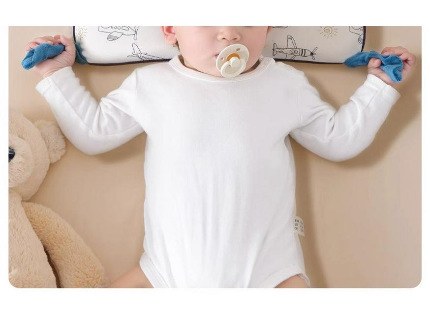 Silicone Comfort Baby Pillow for 6+ Months, Shaping and Sleep Support for Toddlers Up To 6 Years