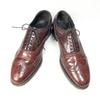 70s Vintage Florsheim Size 9D 26.5 27.0cm Full Brogue Dress Shoes Brown(USED)