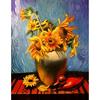 5d Алмазная картина Подсолнух Круглая дрель Цветы Алмазная вышивка Крестом Узоры Декор