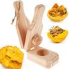 Деревянный пресс для платано Инструмент Ролик Еда Тарелка Пресс Котлеты для пирога Платано Многослойный Гаджет Платано Кухня