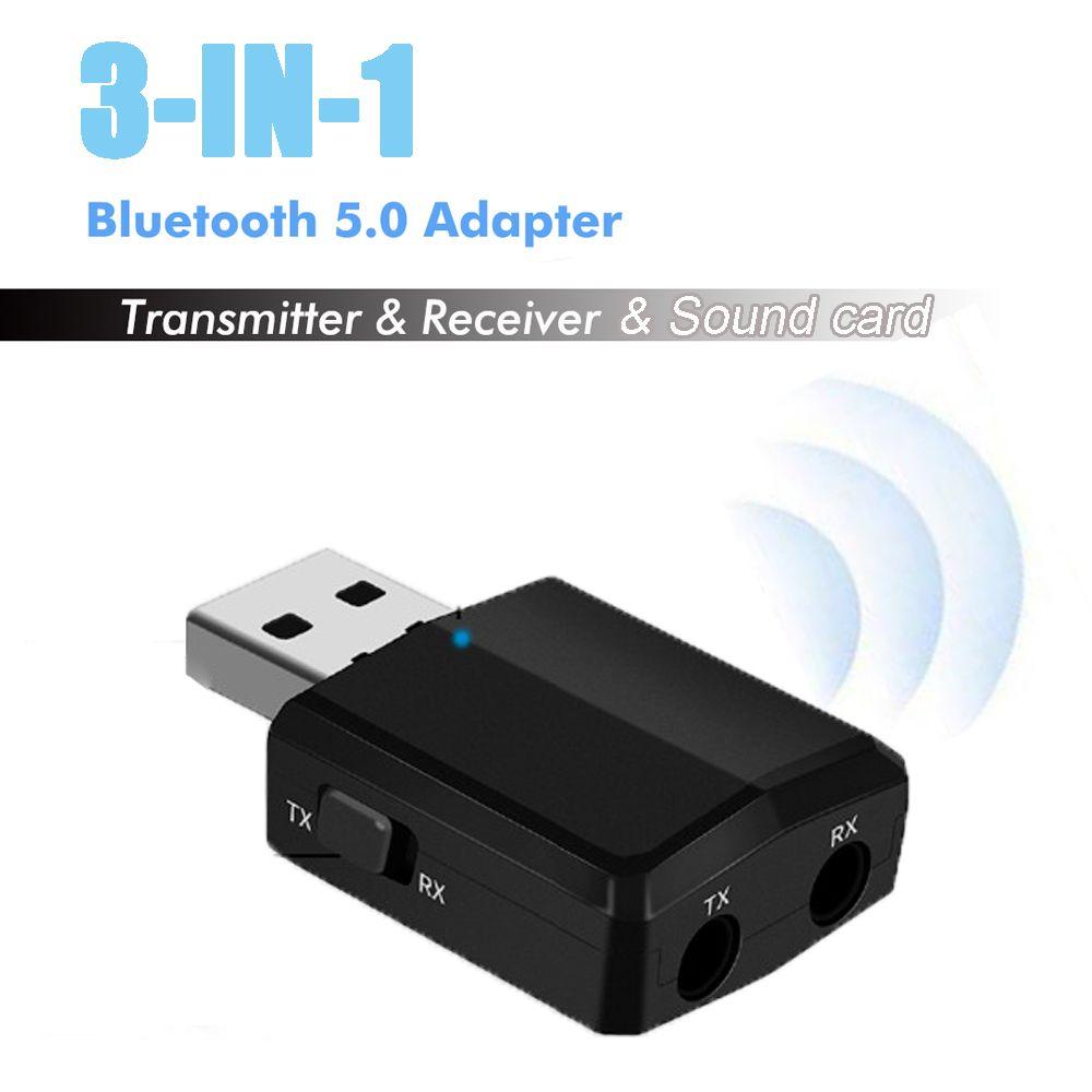 Dongle Digital Devices 3 в 1 Bluetooth 5.0 адаптер USB передатчик музыкальный аудио приемник звуковая карта