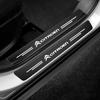 4Pcs Car Door Sill Protection Sticker Anti-scratch Carbon Fiber Door Sill Sticker For Citroen C3 C4 CACTUS C6 C8 Car Accessories
