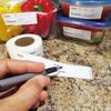 1 Roll White Blank White Stickers Self Adhesive Label For Kitchen Food Storage