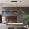 Modern Led Dining Table Chandelier Room Kitchen Bar Hanging Lighting Suspension Design Ceiling Lamp Hoom Decor Pendant Light