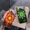 Цветущая золотая мандала Для Samsung A 31 32 A33 A34 35 14 A15 13 16 25 26 50 52 53 54 55 56 70 71 72 73 Золотой стеклянный чехол для телефона