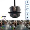 High-definition Reversing Camera Straw Hat CCD Full-color Night Vision Wide-angle Car Camera Waterproof Rear Lens
