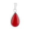 Silver Pendant with Coral (2123903)