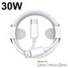 30W PD Fast Charging USB Type C To Lightning Cable For Apple iPhone15 14 13 12 11 Pro XS Max 7 8 Plus XR Charge Data Wire Cord Phone Accessories