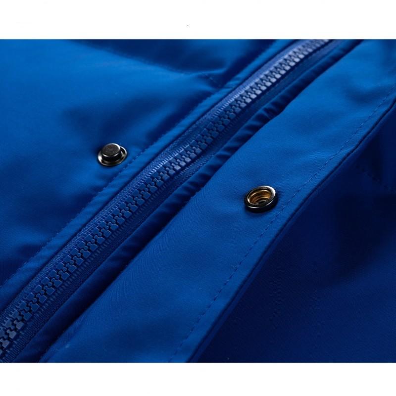 Мужская зимняя длинная модная брендовая куртка с хлопковой подкладкой, модная повседневная кашемировая куртка больших размеров с хлопковой подкладкой