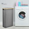Корзина для белья с пылезащитной крышкой, складная конструкция, большая вместимость, водонепроницаемая корзина для грязной одежды, органайзер для хранения игрушек, одеял