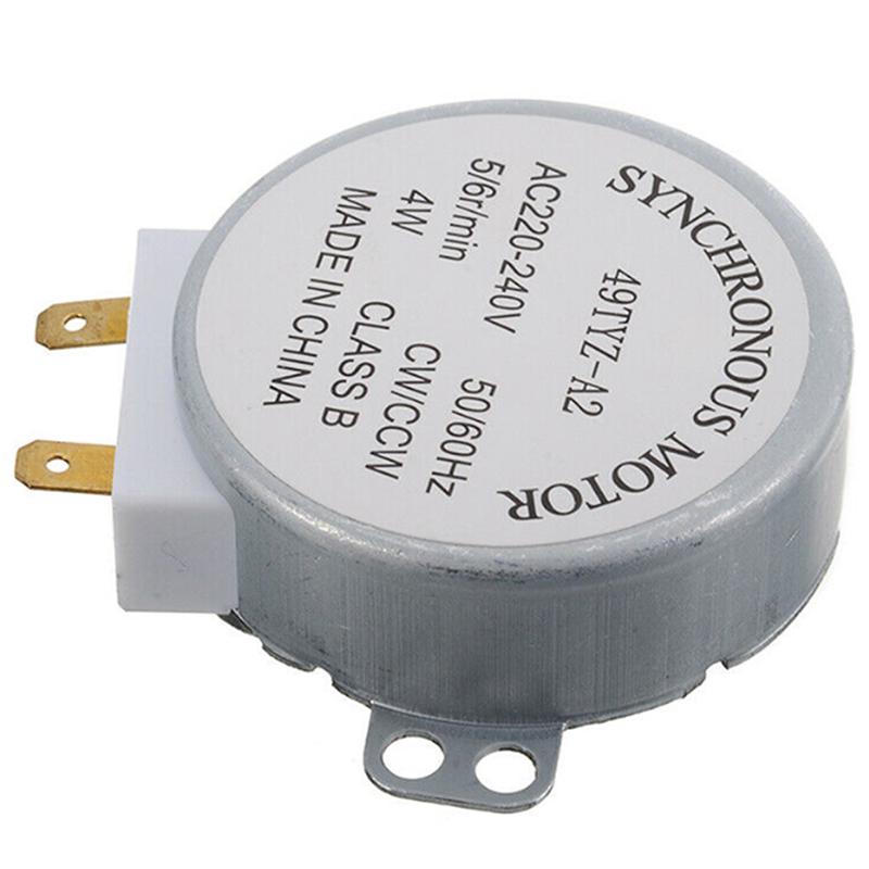 Синхронный двигатель 49TYZ-A2 AC 220-240V CW/ CCW 4W 5/6 RPM, для микроволновой печи
