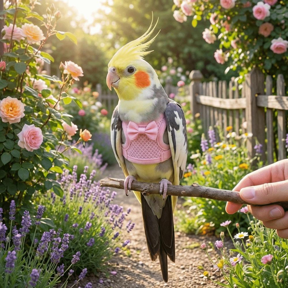 Breathable Parrot Flying Harness Adjustable Parrot Vest Bird Chest Strap Macaw Accessories
