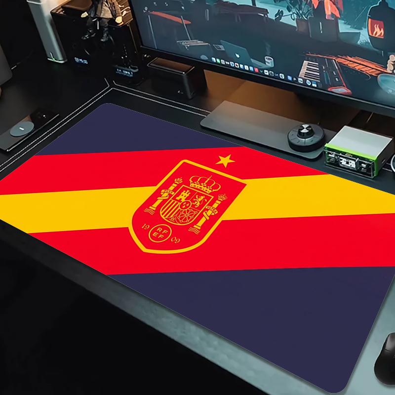 Spain national football team Mouse Pad Large Gaming Table Cushion Non-slip Laptop Tablet Big Mousepad XXL Mat Mini PC Playmat With Lock edge_xia